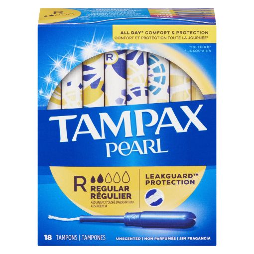 Picture of TAMPAX PEARL TAMPONS - REGULAR 18S