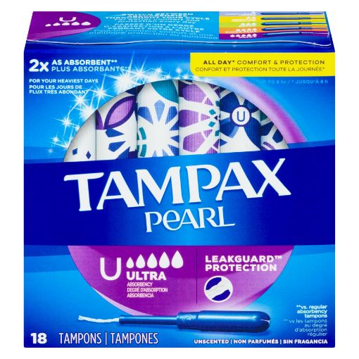 Picture of TAMPAX PEARL TAMPONS - ULTRA 18S