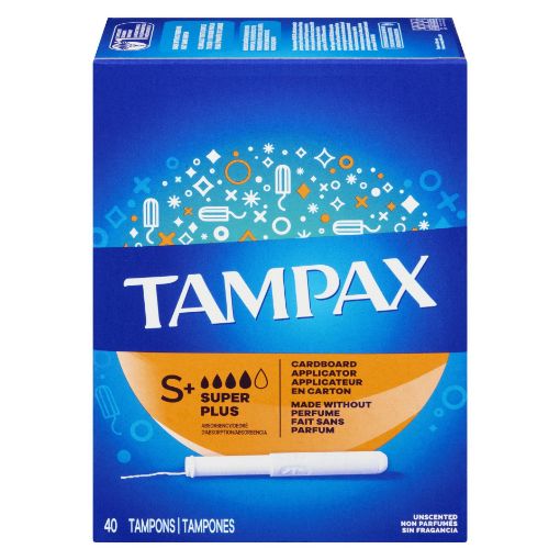 Picture of TAMPAX TAMPONS - SUPER PLUS 40S