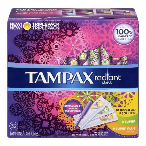 Picture of TAMPAX RADIANT - COMBO PK 32S                