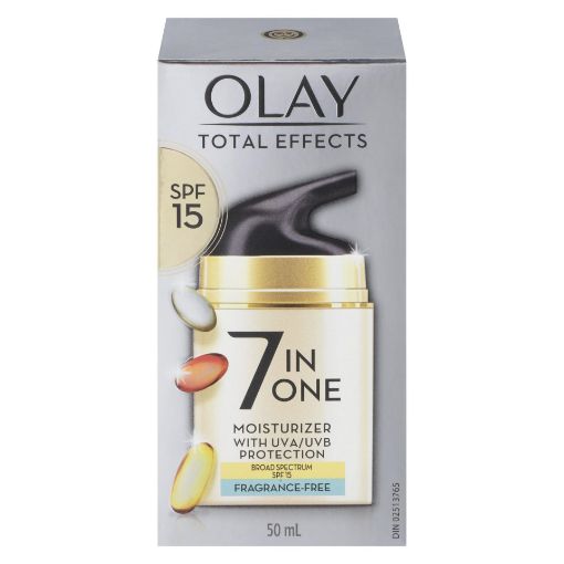 Picture of OLAY TOTAL EFFECTS 7IN1 ANTI-AGING UV MOISTURIZER CREAM  SPF15 50ML        