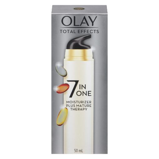 Picture of OLAY TOTAL EFFECTS 7IN1 MOISTURIZING CREAM - MATURE SKIN THERAPY 50ML      