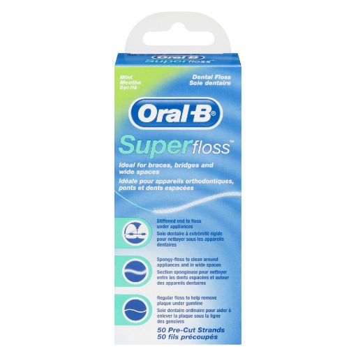 Picture of ORAL-B SUPER FLOSS - MINT STRANDS 50S                                      