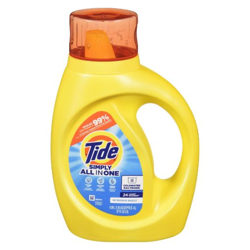Picture of TIDE SIMPLY ALL IN ONE LIQUID DETERGENT - REFRESHING BREEZE 1.09LT