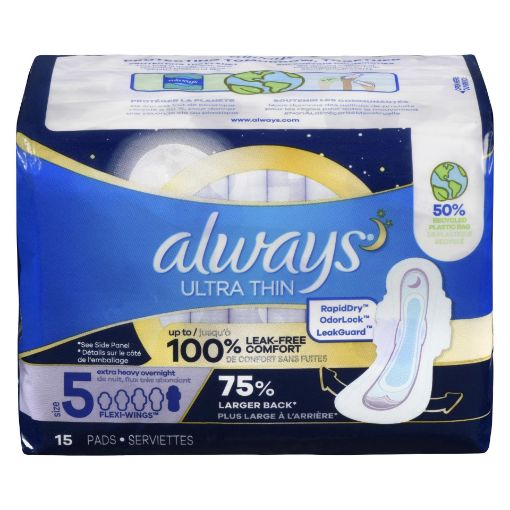 Picture of ALWAYS PADS - ULTRA THIN - SIZE5 WINGS 15S