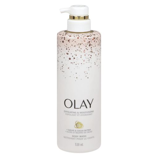 Picture of OLAY PREMIUM EXFOLIATING BODY WASH - SUGAR COCOA BUTTER 530ML