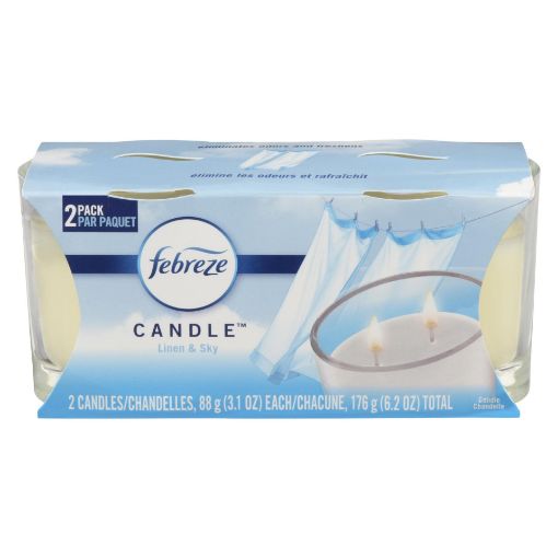 Picture of FEBREZE CANDLE - LINEN and SKY 2X88GR
