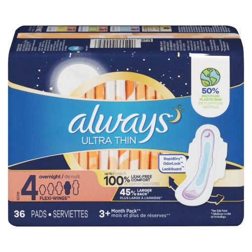 Picture of ALWAYS ULTRA THIN PADS 36S