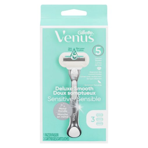 Picture of GILLETTE VENUS RAZOR - DELUXE SMOOTH SENSITIVE 3S                          