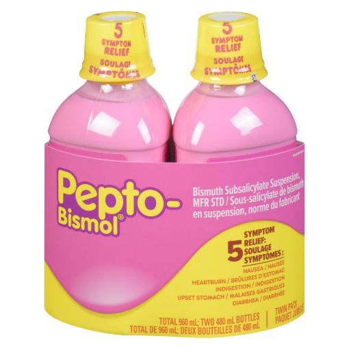 Picture of PEPTO BISMOL LIQUID 2X480ML