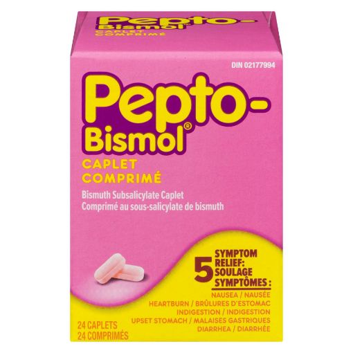 Picture of PEPTO BISMOL CAPLET - ORIGINAL FLAVOUR 24S                                 
