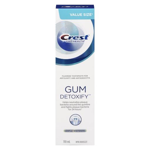 Picture of CREST PRO-HEALTH GUM DETOXIFY TOOTHPASTE - GENTLE WHITENING 110ML