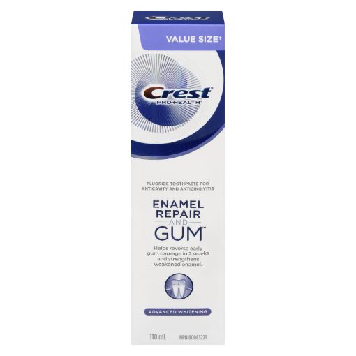 Picture of CREST PRO-HEALTH GUM and ENAMEL REPAIR TOOTHPASTE - ADVANCED WHITENING 110ML