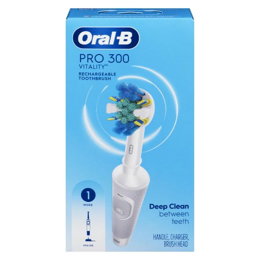 Picture of ORAL-B PRO 300 FLOSS ACTION RECHARGEABLE TOOTHBRUSH