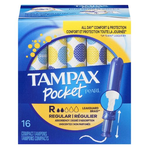 Picture of TAMPAX POCKET PEARL TAMPONS - REGULAR 1X 16S