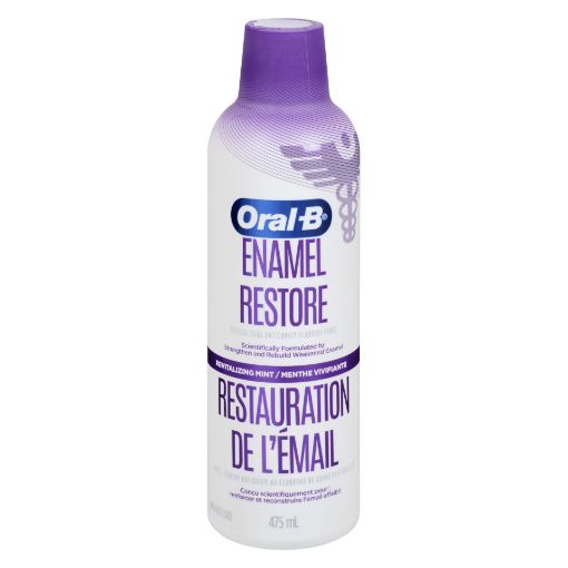 Picture of ORAL-B ENAMEL RESTORE ORAL RINSE - REVITALIZING MINT 475ML