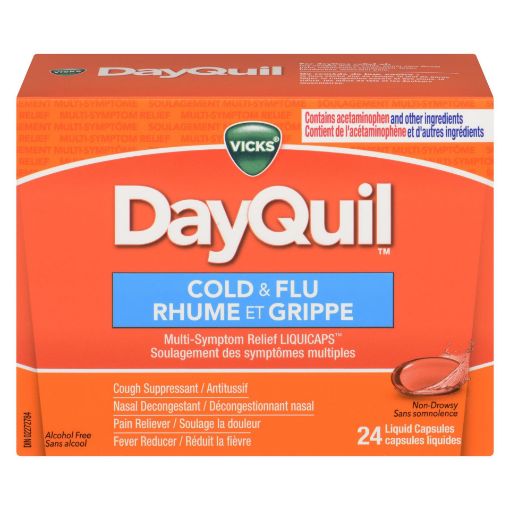 Picture of VICKS DAYQUIL COLD and FLU 24S