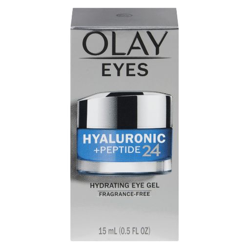 Picture of OLAY REGENERIST HYALURONIC + PEPTIDE 24 DEPUFFING EYE GEL CREAM 15ML