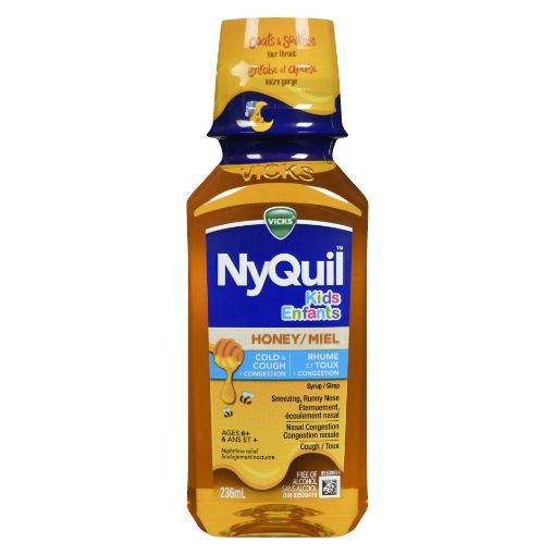 Picture of VICKS NYQUIL KIDS SYRUP - HONEY 236ML