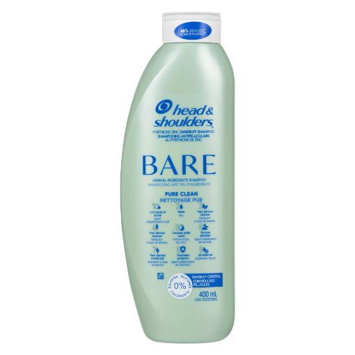 Picture of HEAD and SHOULDERS BARE PURE CLEAN ANTI-DANDRUFF SHAMPOO 400ML