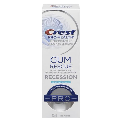 Picture of CREST PRO-HEALTH GUM RESCUE PRO TOOTHPASTE - RECESSION SOOTHING CLEANSE 90M