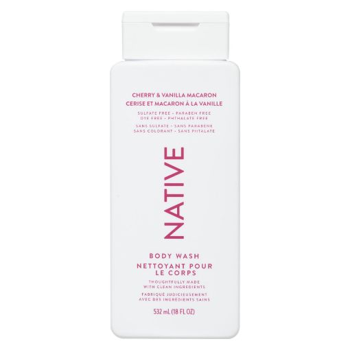 Picture of NATIVE BODY WASH - CHERRY and VANILLA MACARON 532ML