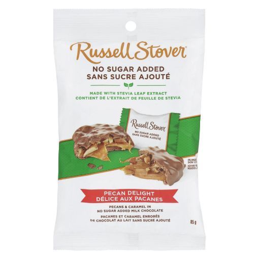 Picture of RUSSELL STOVER SUGAR FREE CHOCOLATE - PECAN DELIGHT 85GR