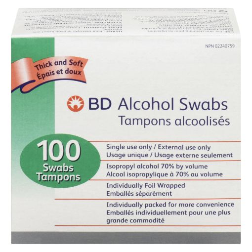 Picture of BD ALCOHOL SWABS 100S