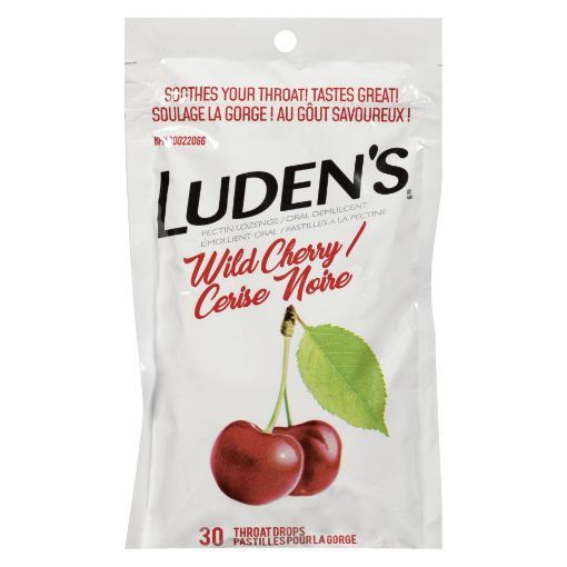 Picture of LUDENS THROAT DROPS - WILD CHERRY 30S