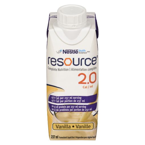 Picture of NESTLE RESOURCE 2.0 LIQUID DIET - VANILLA 237ML