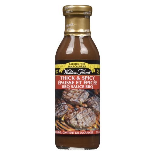 Picture of WALDEN FARMS BBQ SAUCE - THICK and SPICY 355ML