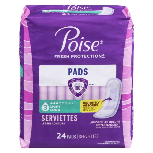 Picture of POISE PADS - LIGHT - LONG 24S