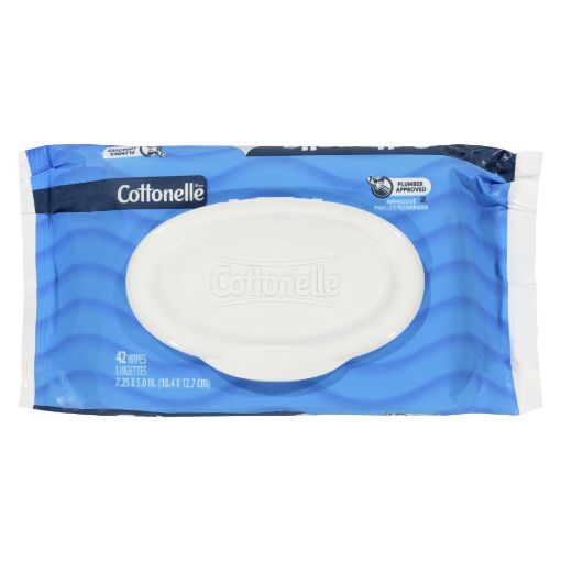 Picture of COTTONELLE FLUSHABLE WIPES 42S
