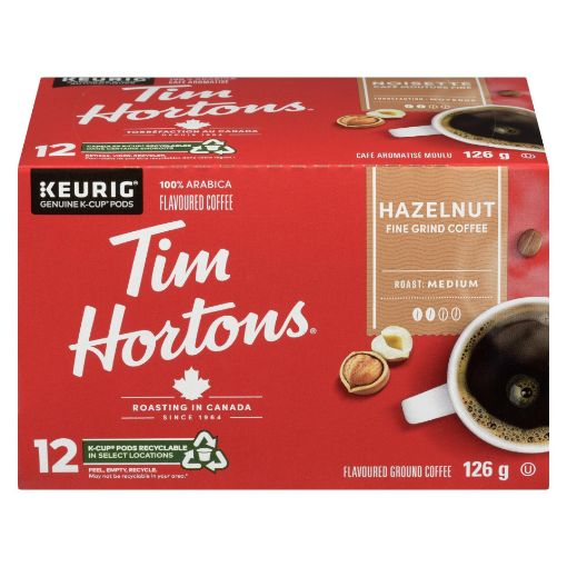 Picture of TIM HORTONS K COMP HAZELNUT - SINGLE SERVE 12S                             