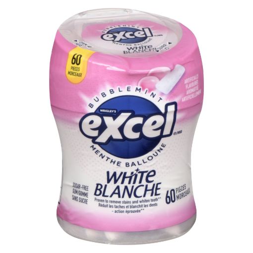Picture of EXCEL WHITE GUM - BUBBLEMINT 60S                                           
