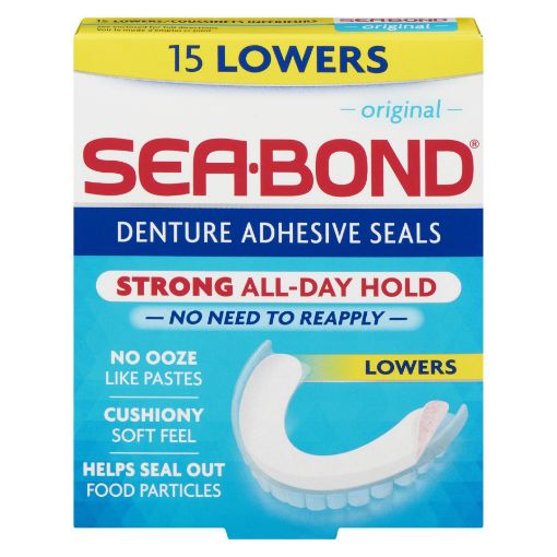 Picture of SEA BOND DENTURE ADHESIVE SEALS - LOWER 15S