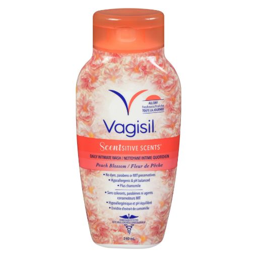Picture of VAGISIL SCENTSITIVE SCENTS WASH - PEACH BLOSSOM 240ML                      