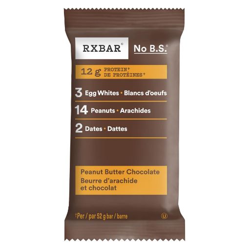 Picture of RXBAR PROTEIN BAR - PEANUT BUTTER CHOCOLATE 52GR