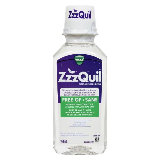 Picture of VICKS ZZZQUIL FREE OF - SOOTHING BERRY 354ML