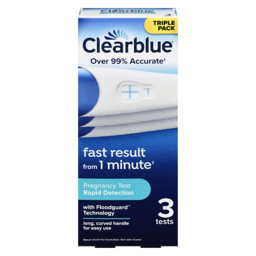 Picture of CLEARBLUE RAPID PREGNANCY VISUAL STICK 3S