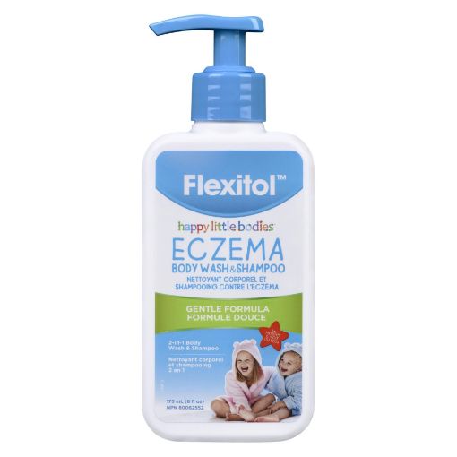 Picture of FLEXITOL HAPPY LITTLE BODIES ECZEMA BODY WASH and SHAMPOO 175ML
