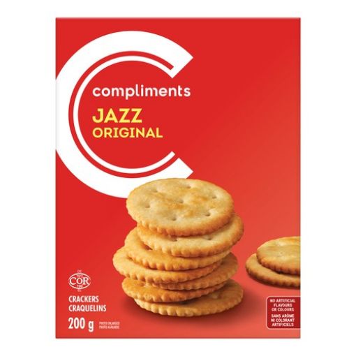 Picture of COMPLIMENTS JAZZ CRACKERS - ORIGINAL 200GR