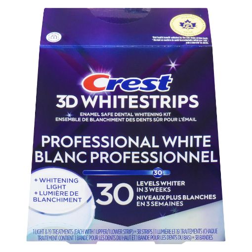Picture of CREST 3D WHITE WHITESTRIPS - WITH LIGHT 10S                                