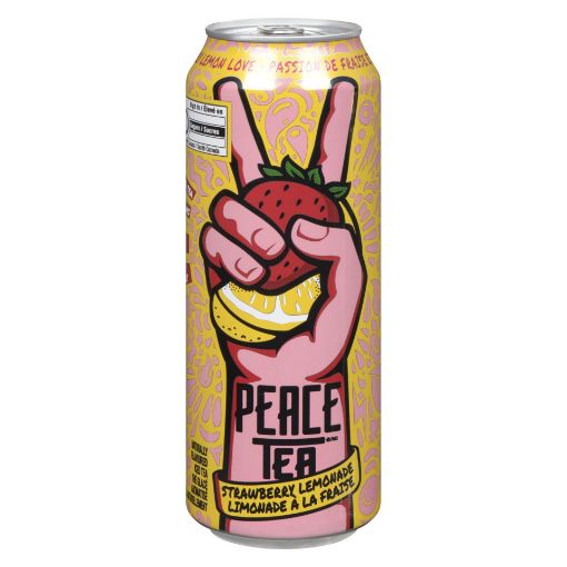Picture of PEACE TEA ICED TEA - STRAWBERRY LEMONADE 695ML