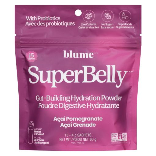 Picture of BLUME SUPERBELLY POWDER - ACAI POMEGRANATE 60GR