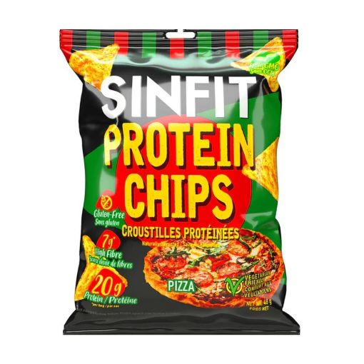 Picture of SINFIT PROTEIN CHIPS - PIZZA 48GR