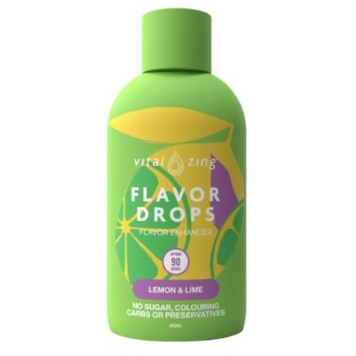 Picture of VITAL ZING FLAVOR DROPS - LEMON and LIME 45ML