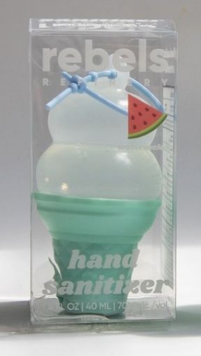 Picture of REBELS REFINERY ICE CREAM HAND SANITIZER - WATERMELON 38ML