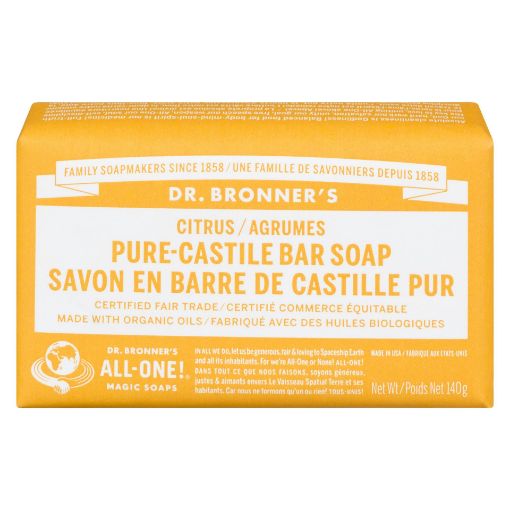 Picture of DR.BRONNER BAR SOAP - CITRUS 140GR