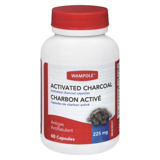Picture of WAMPOLE ACTIVATED CHARCOAL CAPSULES 60S